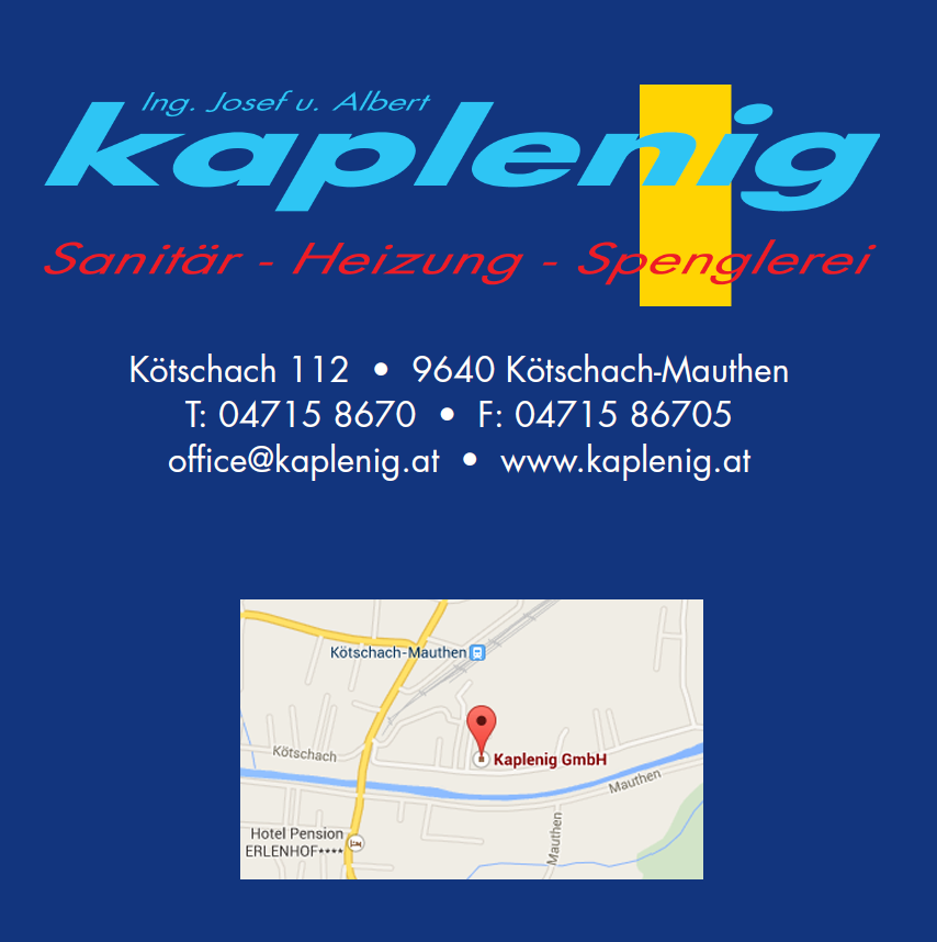 Installateur Kaplenig: Sanitär - Heizung - Spenglerei